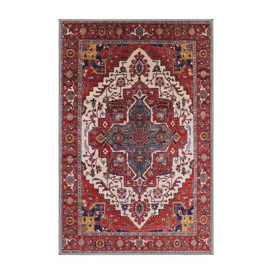 Tapis de style oriental rouge