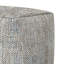 Pouf carré en coton 18 po Nate-1156333106