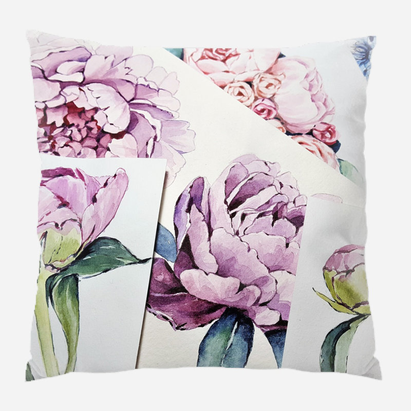 Coussin décoratif art Bonanno, Microsuède, Intérieur