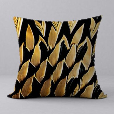 Abstract Reversible Throw Pillow