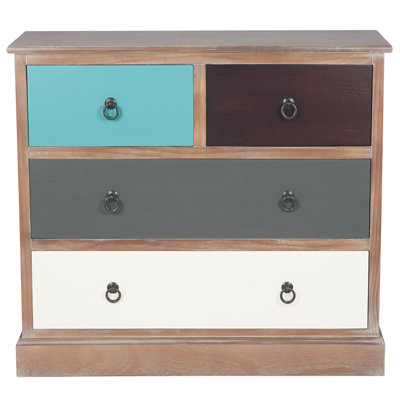 Cecelia 80 cm W Chest of 4 Drawers
