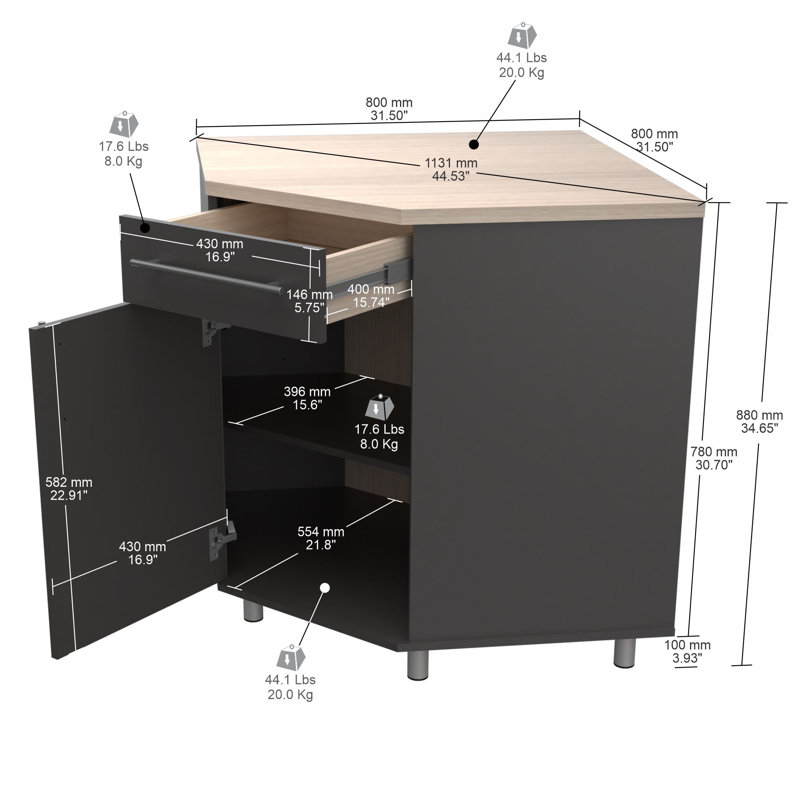 Kratos 4-Piece 2-Drawer Garage Storage System