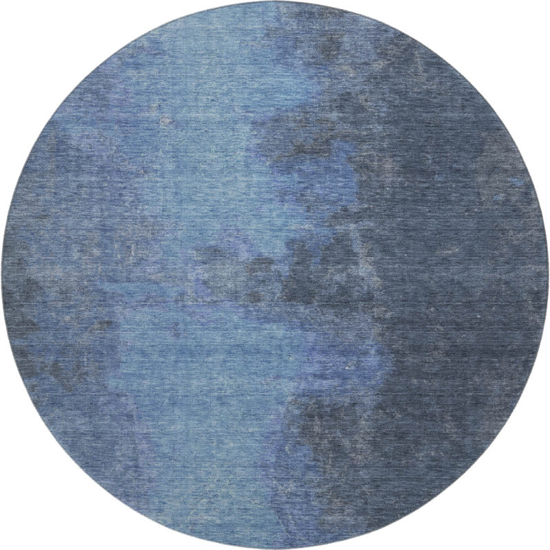 Premium Machine Washable Bucz AMF1742 Modern Rug, Round 8'