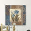 « blue tulip scroll », peinture sur toile tendue-545885564