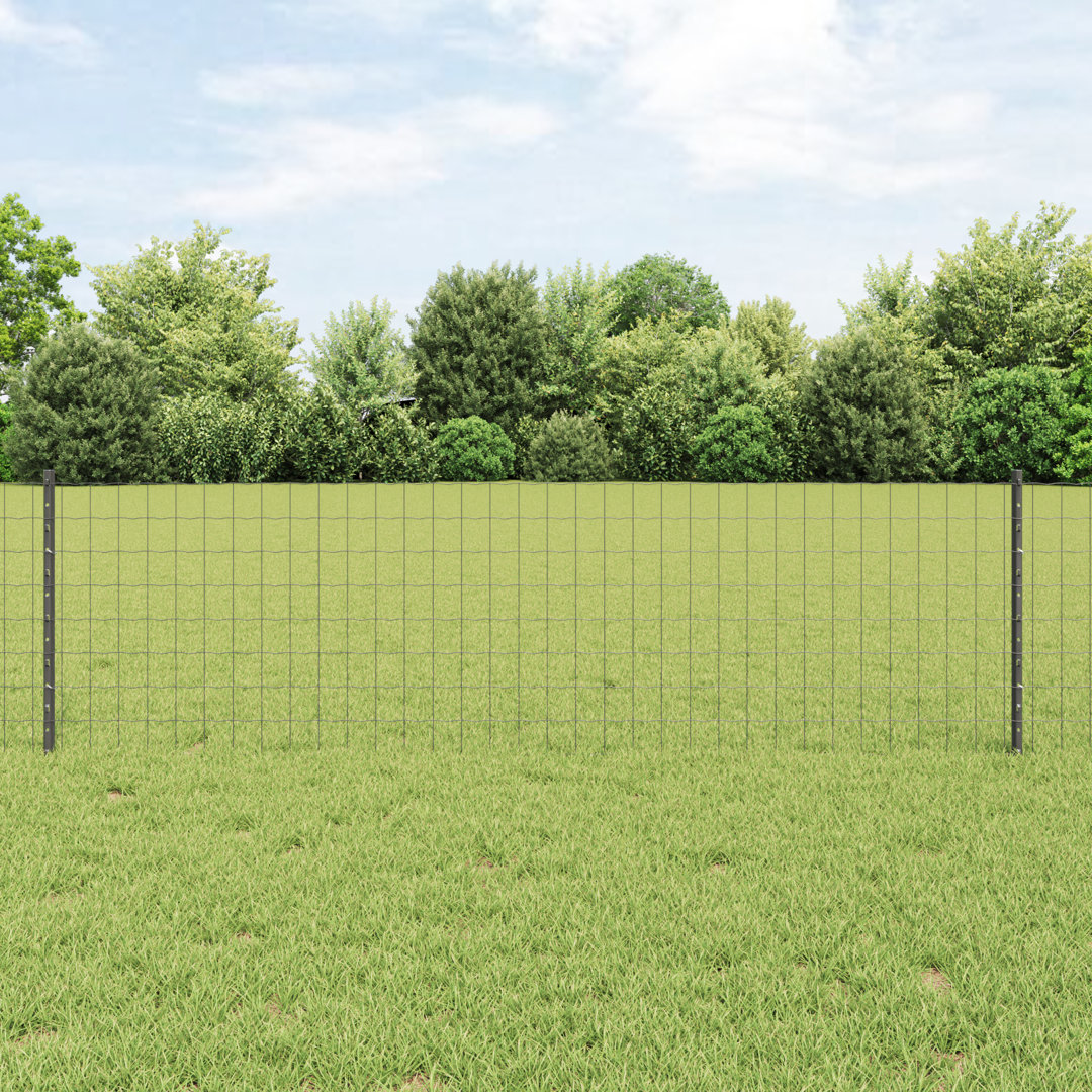 Vidaxl Euro Fence With 11 U Posts Steel