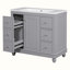 Meuble-lavabo simple 36 po avec plateau Dayleen-1443779606