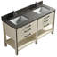 Base de meuble-lavabo double Vali 59 seulement-96772193