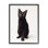 Mignon chat noir aux yeux expressifs, portrait d'animal par Marika Moffit - photographie