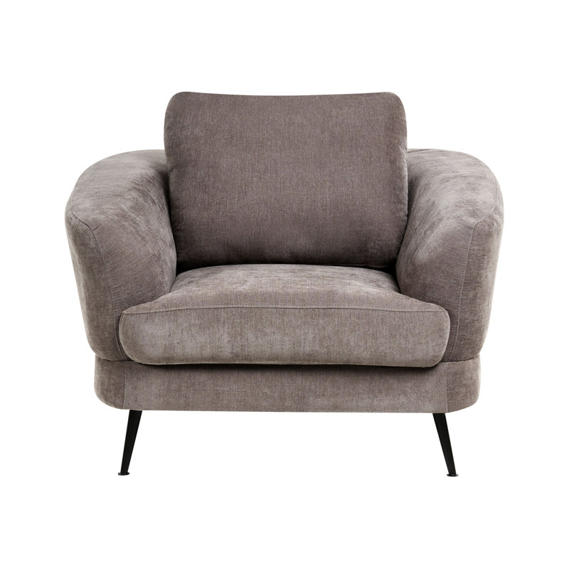 Lemelle Upholstered Armchair, KJAER Beige Chenille