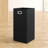 GEN Folding Laundry Hamper, Grommet Handles, Sturdy Fiberboard with Polyester Lining, Quick Set-Up, Squared Shape Saves Space, Black-1624585237