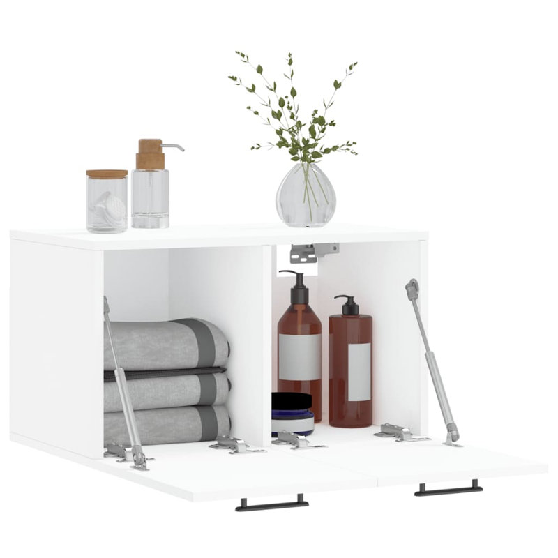 Mansoor Bathroom Cabinet, White