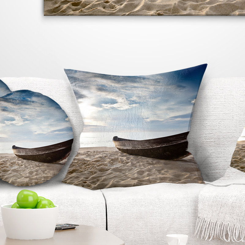 Coussin de photographie en mer pour bateau mer old pêcheur, 16 po x 1 po
