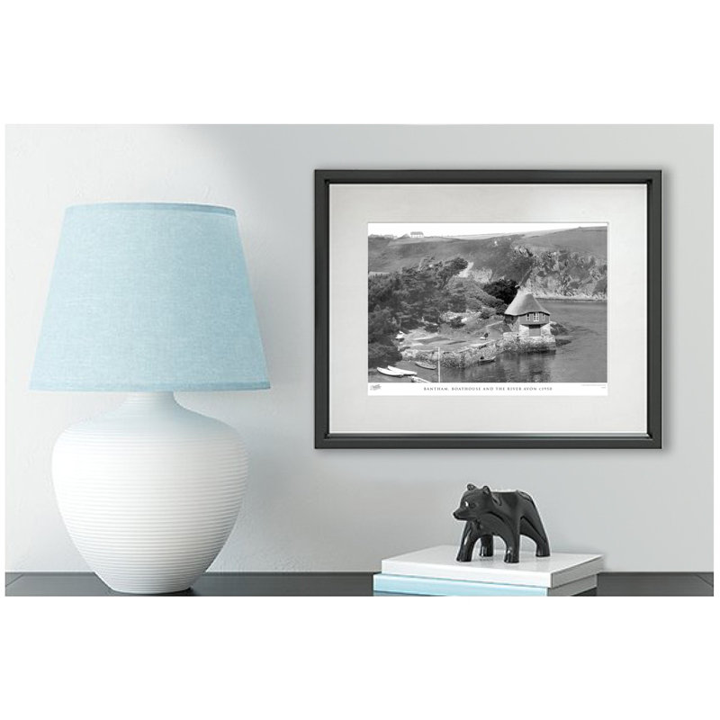 Bantham, Boathouse And The River Avon C1950 - Single Picture Frame Print, 60cm H x 80cm W x 2.3cm D