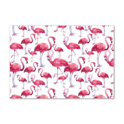 Flamingos - Wrapped Canvas Print