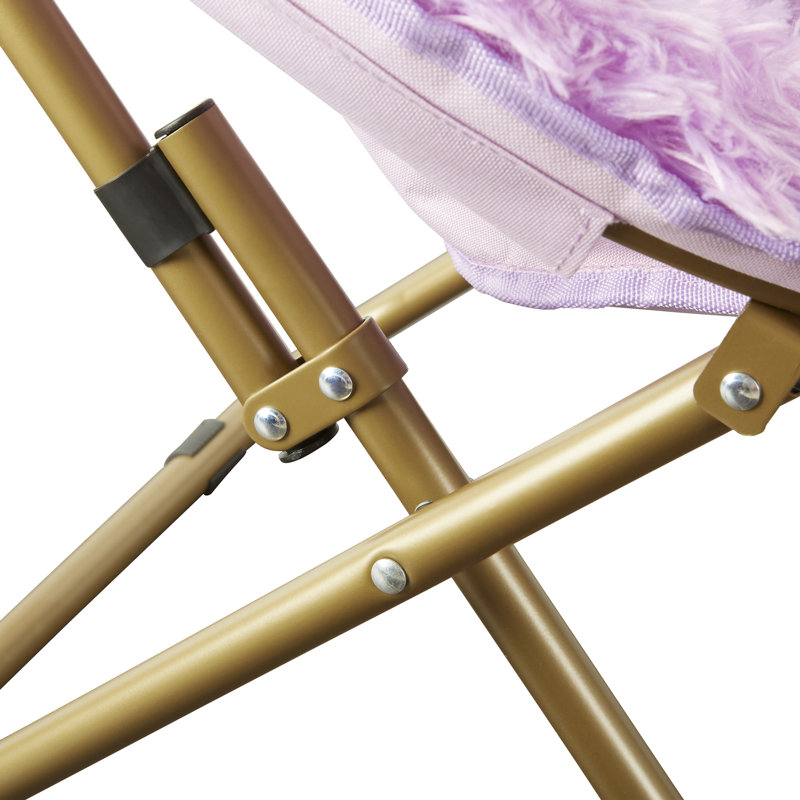 Soucoupe en fausse fourrure pour enfants Brimmer, Lavande