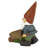 Wheelbarrow Willie Garden Gnome Statue