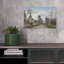 Route De Versailles, Louveciennes, 1870 Impressionist Abstract Contemporary Horse Landscape Architecture Wall Art Print by Camille Pissarro - 1 Piece Wrapped Canvas Wall Art-28839798