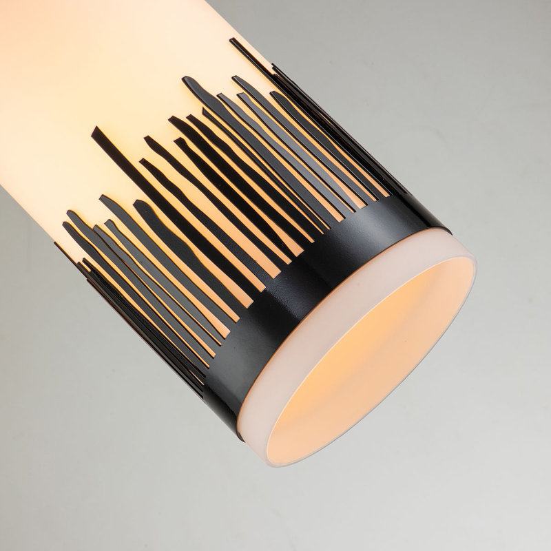 Sawgrass 1 - Light Single Cylinder Pendant, Matte Black
