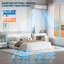 Système de chauffage / climatisation 12 000 BTU mini, climatiseur sans conduit 19 SEER2 230 V avec pompe à chaleur, condensateur préchargé, couverture de 750 pieds carrés, télécommande complète et trousse d'installation