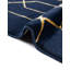 Glam Navy Blue Gold Area Rug-86615378