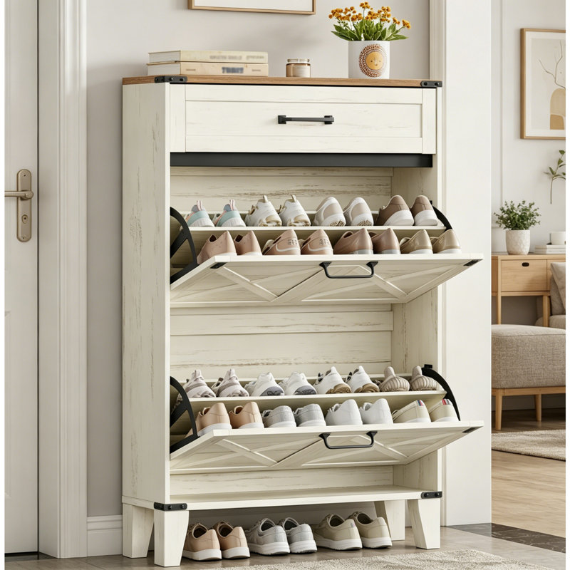 15 Pair Shoe Storage Cabinet