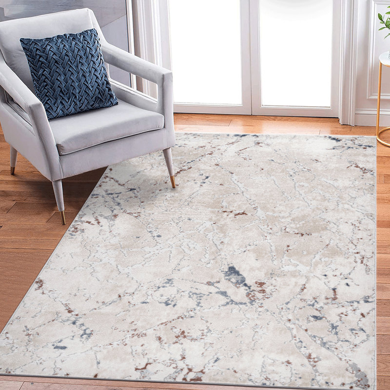 LOOM & LUXE Collection 6X9 Contemporary Non-Shedding Living Room Bedroom Dining Home Office Stylish And Stain Resistant Area Rug