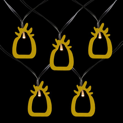 10-Count LED Pineapple Fairy Lights - Warm White