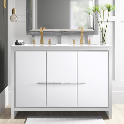 Ensemble de meuble-lavabo double 48 po Meraris