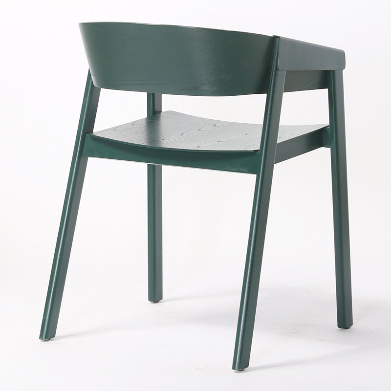 Fauteuil à dossier en lattes Duxbury, Vert