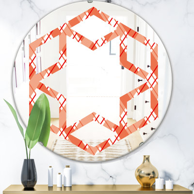 Miroir mural Hexagon Star Checkered I Eclectic