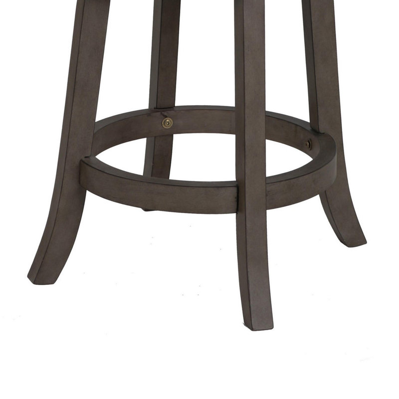Kopasz Swivel Bar & Counter Stool in Olive Gray, Counter Stool (24" Seat Height), Olive Gray