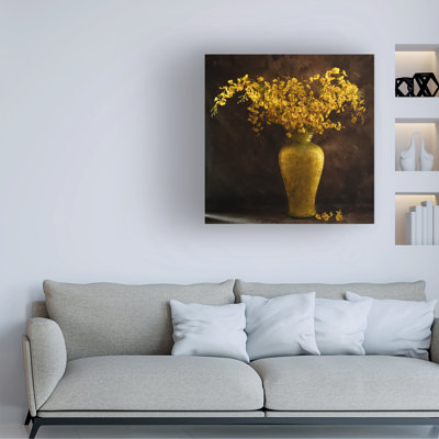 Lm Meng  Yellow Vase Canvas Art