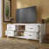 Modern TV Cabinet With Spacious Drawers And Open Shelving – Available In Two Colors, Featuring Anti-Tipping Design And  Metal Rails