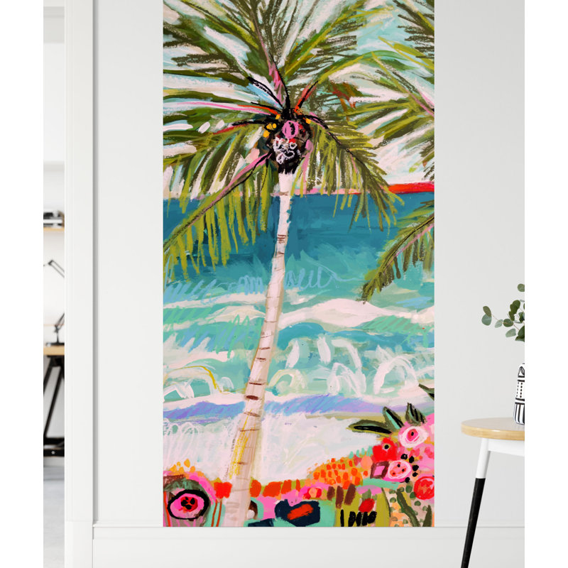 Murale l 8 pi x l 45 po palm tree wimsy i Kerwin