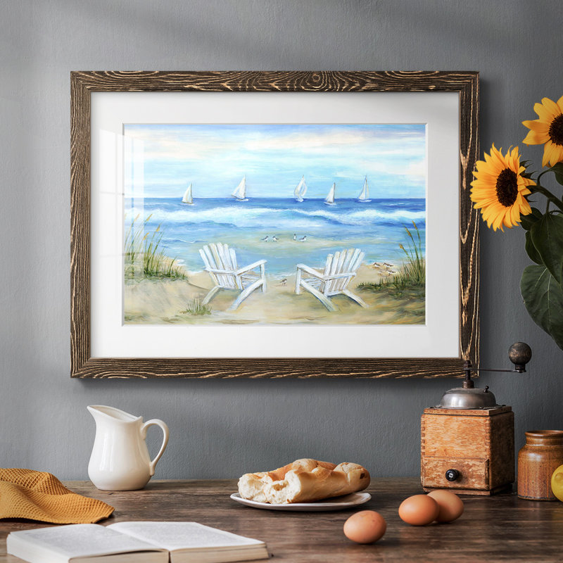 « Seaside Escape », Noyer, H 28 po x l 42 po