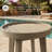 Demitrios Outdoor Round End Table