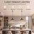 1-Light Pendant Light with Green Gradient Glass Shade