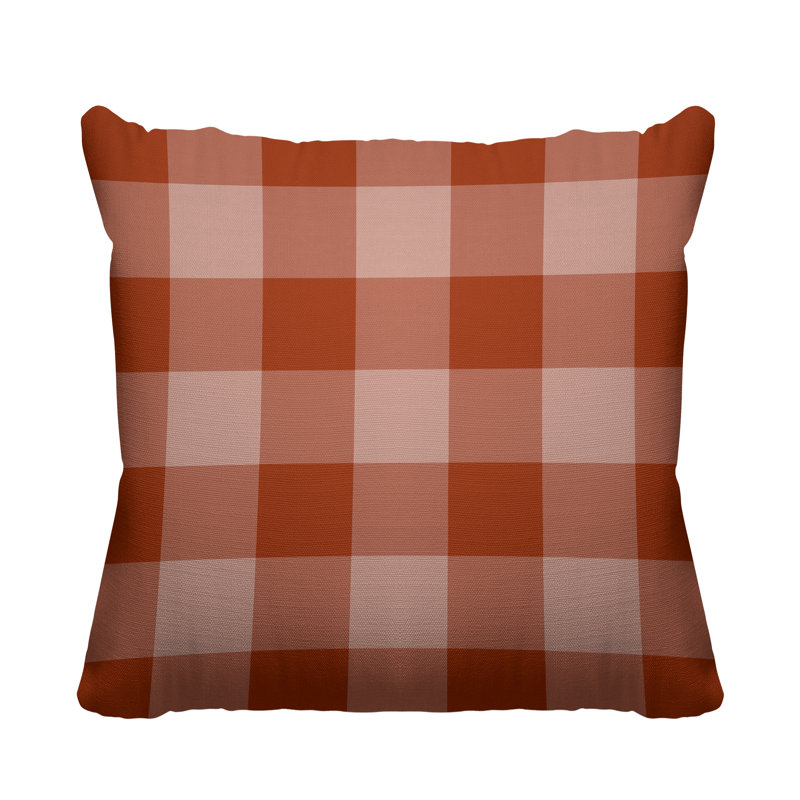 Coussin décoratif intérieur / extérieur Autumn, 15 po x 15 po, Épice, Carré