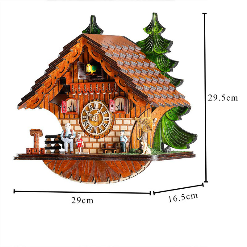 Morrisdale Manufactured Wood Wall Clock