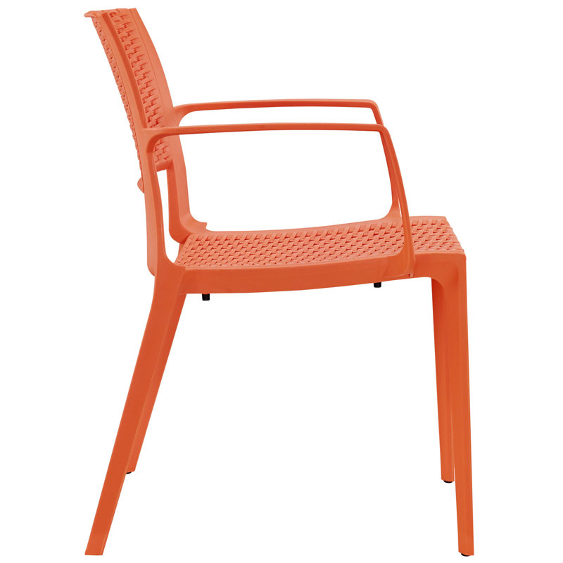 Chaise de salle à manger Modway Astute, Orange