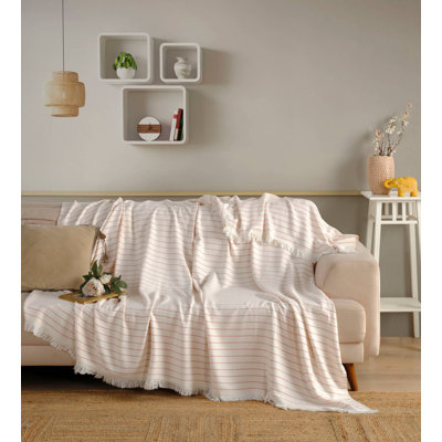 Kafthan  - 53% Turkish Cotton and 47% Rayon Derived from Bamboo Soft & Breathable Coverlet