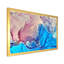 Art liquide bleu et mauve I - reproduction sur toile-67395261-67395262