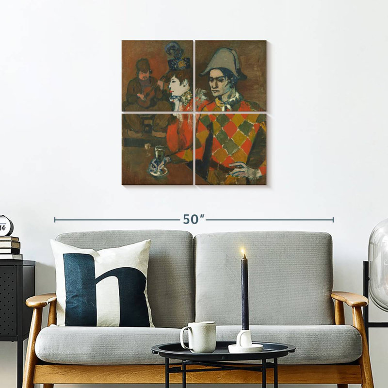 Leisha At The Lapin Agile, 26" H x 26" W