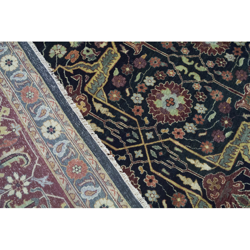 Bakshahesh Hand Woven Wool Oriental Area Rug, Rectangle 10' x 14'