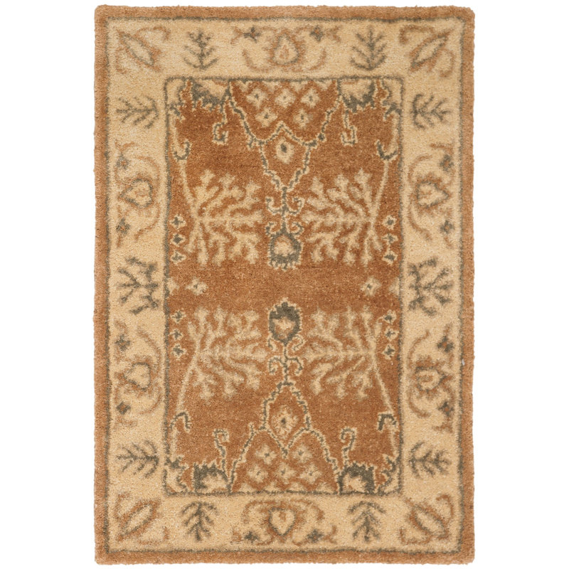 Tapis oriental en laine touffeté à la main Molter Bergama, Rectangle 2 pi x 3 pi