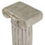 Meuble piédestal en magnésium blanc antique 1pc