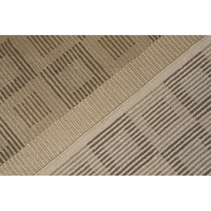 Tapis beige noué à la main de haute qualité