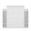 Grand lit escamotable avec tablettes et DEL-443415348
