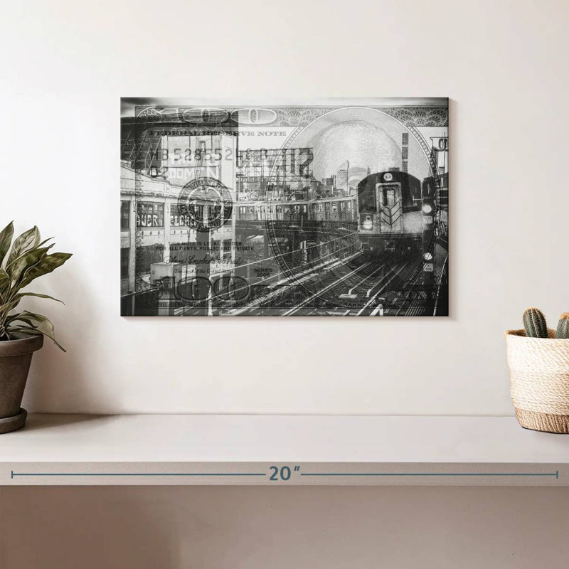 Sireci Manhattan Dollars Line 7, 8" H x 12" W