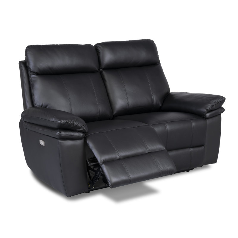 Cooney 2 Seater Electric Reclining Loveseat, Black